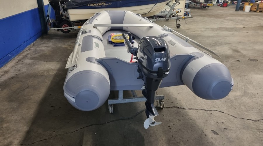 Nieuwe Zodiac Cadet 350 Alu met nieuwe Yamaha F9.9JMHS