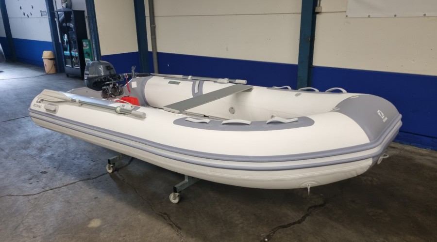 Nieuwe Zodiac Cadet 350 Alu met nieuwe Yamaha F9.9JMHS